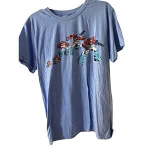 Transformers Optimus Prime T-Shirt Blue Mens Medium Loot Crate Exclusive B3-2-6